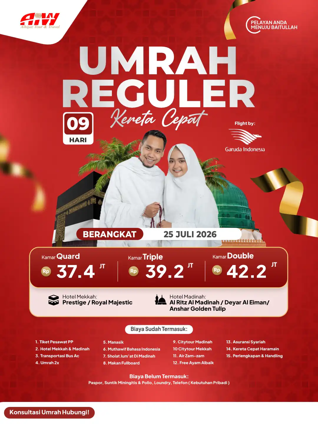 REGULER 9HR (KERETA CEPAT)