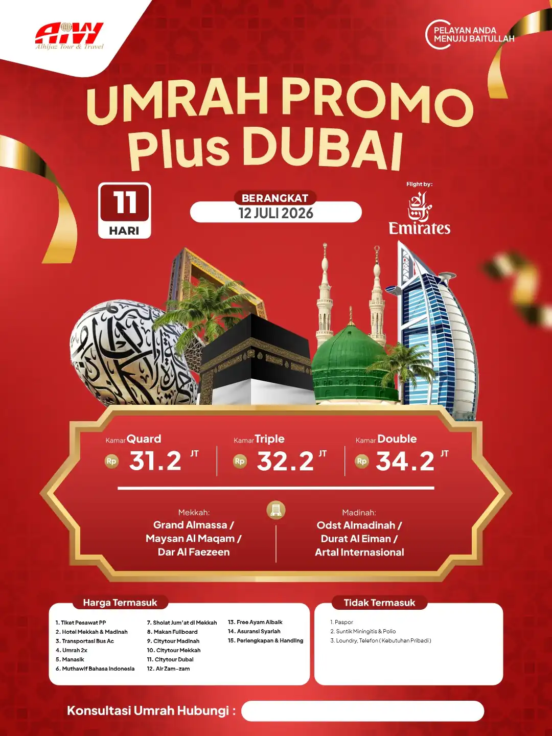 PROMO PLUS DUBAI 11 HARI
